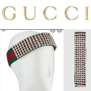 🎉🥳HP🥳🎉Gucci Swarovski headband 6 rows crystals